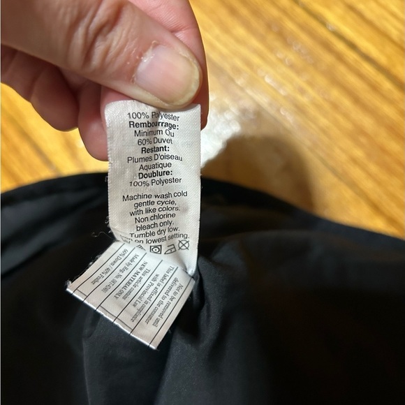 J Crew Factory Excursion Black Quilted Down Puffer Vest Womens XS - Picture 5 of 7